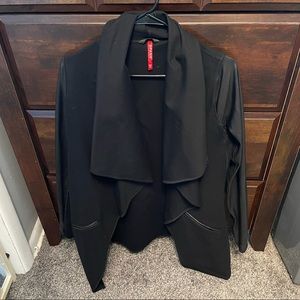 SPANX Faux Leather Jacket Size Small